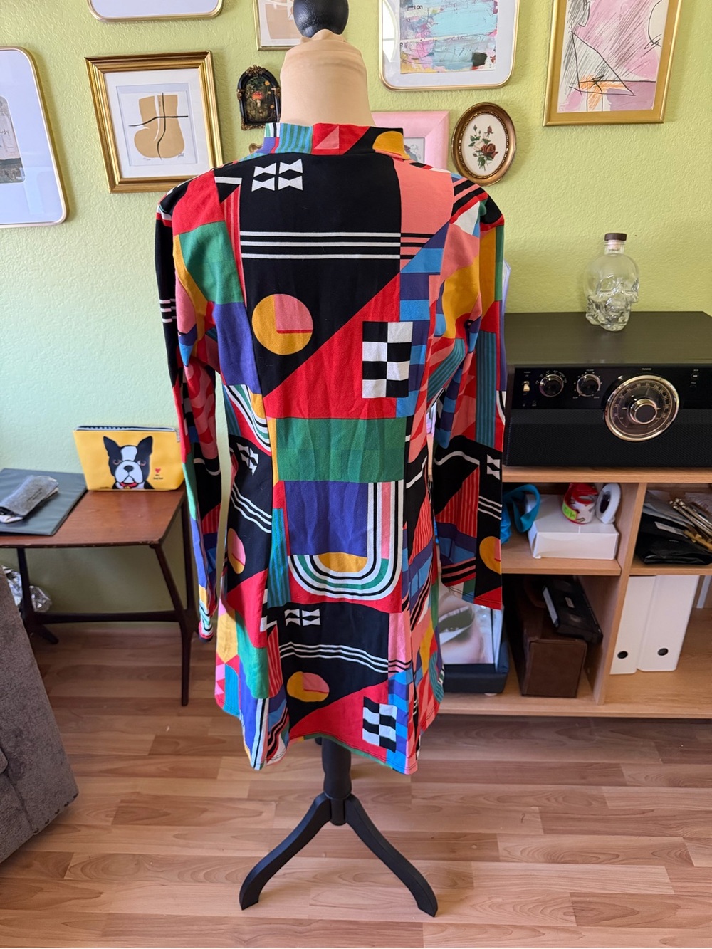 NWT Nooworks Tonya Dress in Ansley Geometric Print - Size 2X - Picture 5 of 5